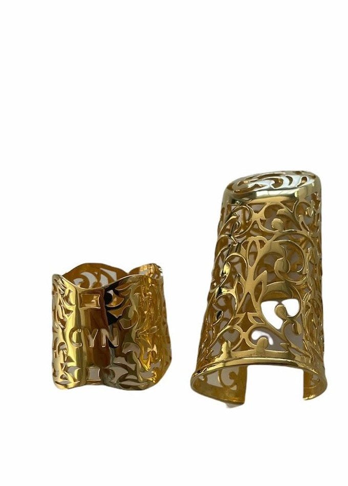BİLEZİK VE KAPAK TAKIMI VİRANKAPI MODEL-GOLD COLOR