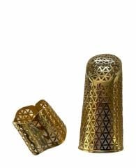 BİLEZİK VE KAPAK TAKIMI YAŞAM AĞACI MODEL-GOLD COLOR